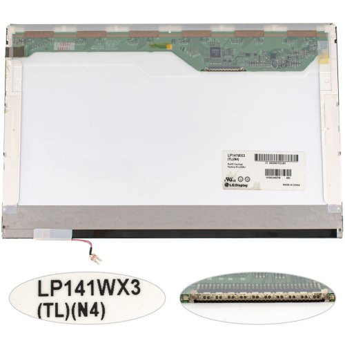 Матриця 14.1" LP141WX3-TLN4 1280×800 30pin 1CCFL глянцева, розʼєм справа зверху (NORMAL)