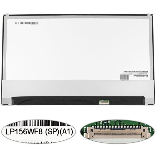 Матриця LP156WF8-SPA1 15.6" IPS FHD 1920x1080 eDP 30pin LED Slim глянець, роз’єм справа знизу