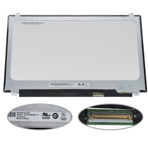 Матриця 15.6" B156HAN07.0 IPS FHD 1920×1080 144Hz 300кд/м² 40pin eDP SLIM матова (роз’єм справа)