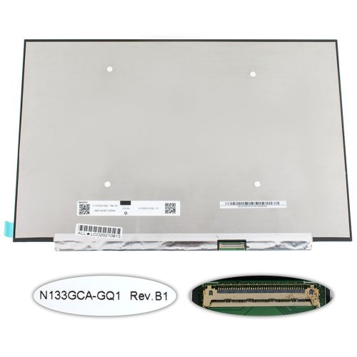 Матриця 13.3" N133GCA-GQ1 Rev.B1 2560×1600 eDP 40pin матова LED Slim, розʼєм справа знизу