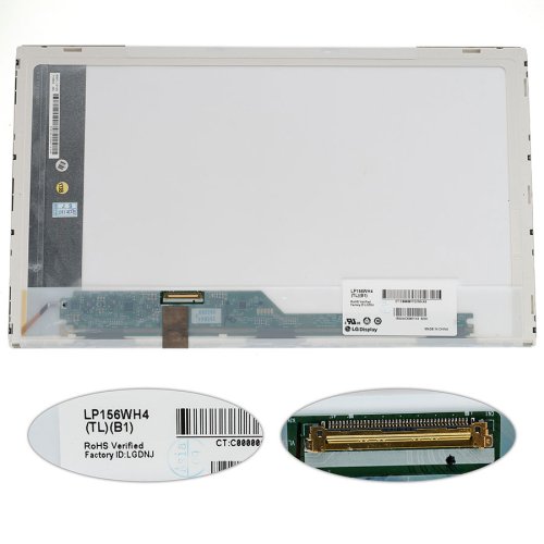 Матриця 15.6" LP156WH4-TLB1 1366×768 40pin LED глянцева, роз’єм зліва внизу (renew)