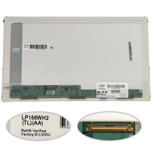 Матриця LP156WH2-TLAA 15.6" 1366x768 40pin LED глянцева, розʼєм зліва внизу (renew)