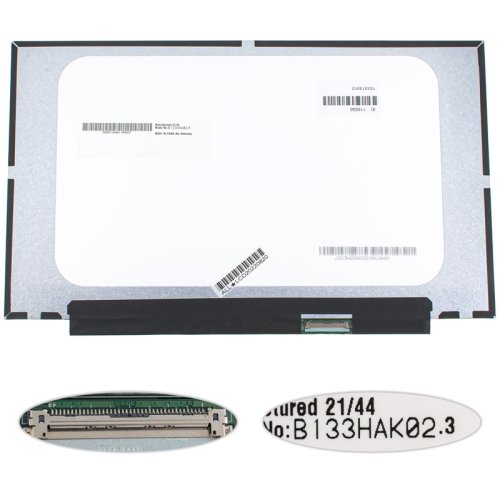 Матриця 13.3" B133HAK02.3 Touch FHD 1920×1080, eDP 40pin, LED Slim, матова, роз’єм справа знизу