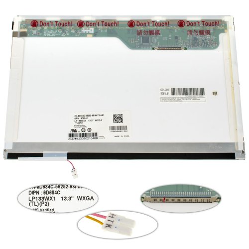 Матриця 13.3" LP133WX1-TLP2 1280×800 30pin 1CCFL глянцева, розʼєм справа знизу