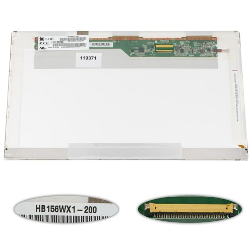 Матриця 15.6" HB156WX1-200 1366×768 40pin LED глянцева, роз’єм зліва знизу (renew)