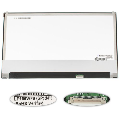 Матриця LP156WF9-SPN1 15.6" IPS FHD 1920×1080 eDP 30pin LED Slim глянець, роз’єм справа знизу