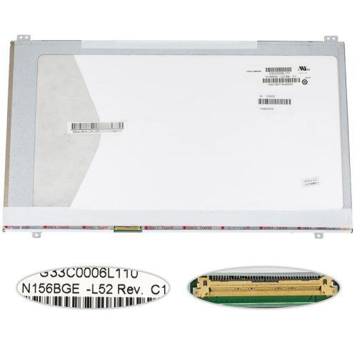 Матриця 15.6" N156BGE-L52 1366×768 40pin LED Slim глянцева, роз’єм зліва знизу (renew)