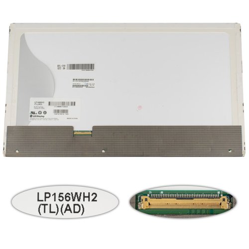 Матриця 15.6" LP156WH2-TLAD 1366x768 40pin LED глянець, роз’єм зліва знизу (renew)