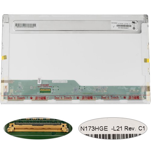 Матриця 17.3" N173HGE-L21 FHD 1920×1080, 40pin, LED, глянець, роз’єм зліва знизу (renew)