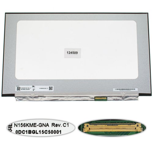 Уцінка! Матриця 15.6" N156KME-GNA IPS 2560×1440 165Гц 300кд eDP 40pin Slim матова (роз’єм справа)