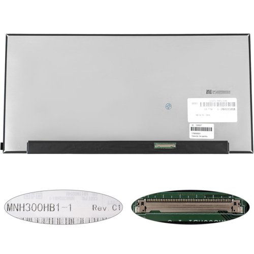 Матриця 17.3" MNH300HB1-1 IPS 3072×1440 120Hz eDP 50pin LED Slim матова, розʼєм справа знизу