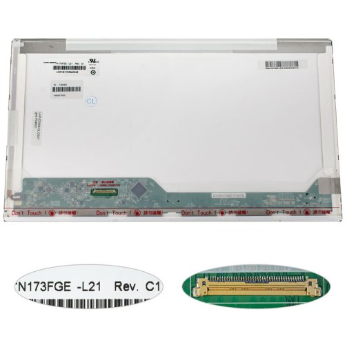 Матриця N173FGE-L21 17.3" 1600×900 LED, 40pin, глянцева, роз’єм зліва знизу (renew)