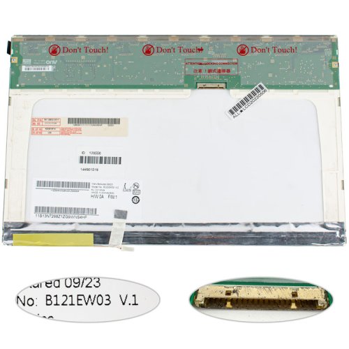 Матриця 12.1" B121EW03 V.1 1280x800 20pin 1CCFL глянець, роз’єм справа зверху (renew)