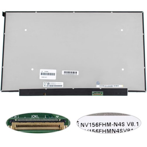 Матриця 17.3" N173FGE-E23 1600×900 eDP 30pin LED глянцева розʼєм зліва внизу (renew)