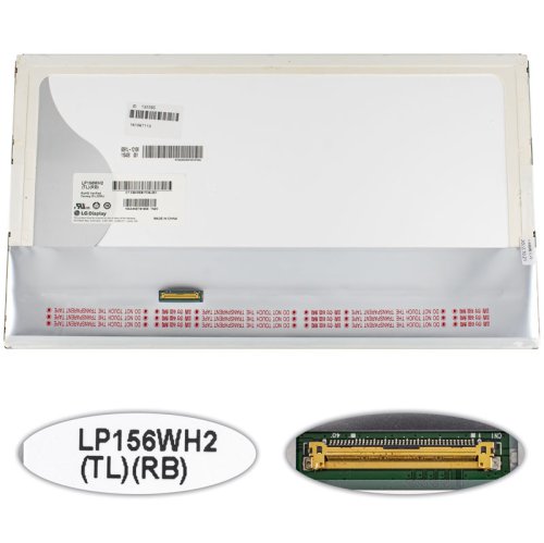 Матриця 15.6" LP156WH2-TLRB 1366×768 40pin LED глянець, роз’єм зліва внизу (Renew)