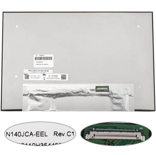 Матриця 14" N140JCA-EEL 1920×1200 IPS eDP 30pin LED Slim матова, конектор справа знизу