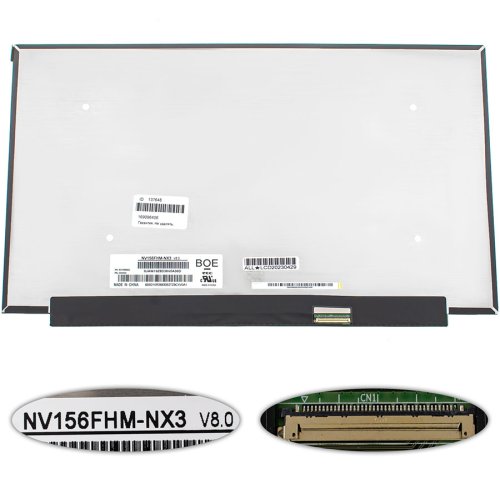 Матриця NV156FHM-NX3 15.6" IPS FHD 144Гц 40pin eDP матова Slim LED, розʼєм справа внизу