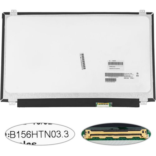 Уцінка! Матриця 15.6" B156HTN03.3 FHD 1920×1080 40pin LED Slim матова, розʼєм справа знизу