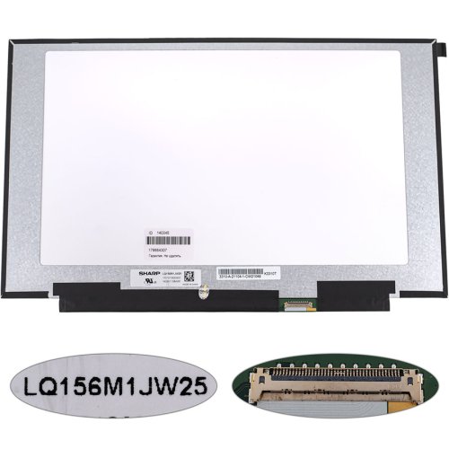 Матриця 15.6" LQ156M1JW25 FHD IPS 300Hz eDP 40pin LED Slim матова, розʼєм справа внизу