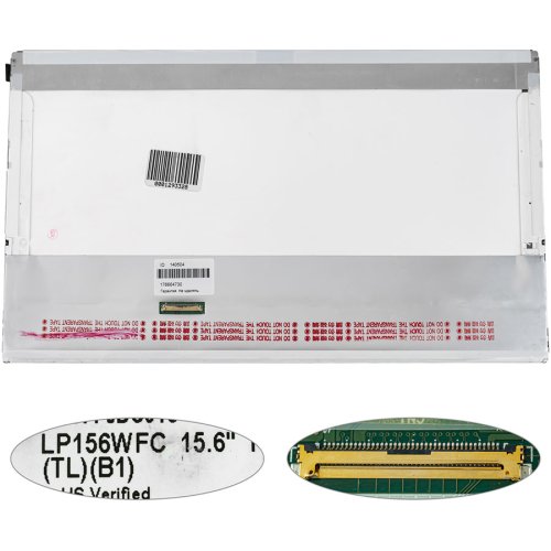 Матриця 15.6" LP156WFC-TLB1 FHD 1920×1080, 40pin, LED, матова, роз’єм зліва знизу (renew)