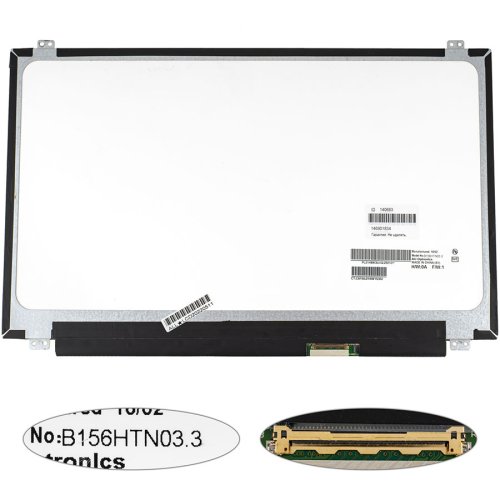 Уцінка! Матриця 15.6" B156HTN03.3 FHD 1920×1080, 40pin, LED, slim, матова, роз’єм справа знизу
