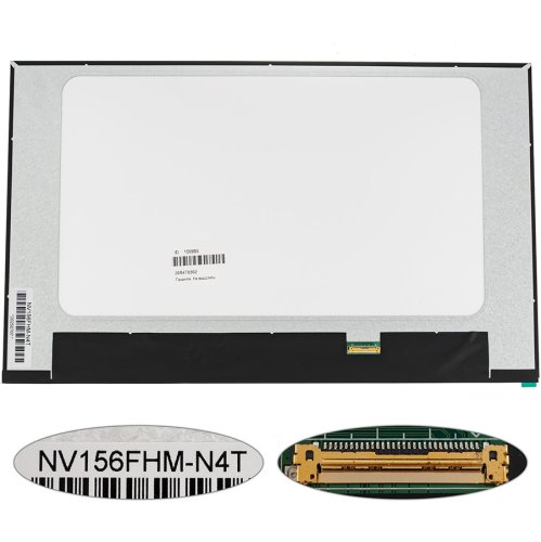 Матриця IPS 15.6" NV156FHM-N4T FHD 1920×1080 eDP 30pin LED Slim матова, роз’єм справа внизу