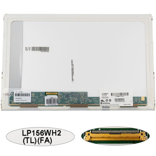 Матриця 15.6" LP156WH2-TLFA 1366×768 40pin LED матова, розʼєм зліва знизу (renew)