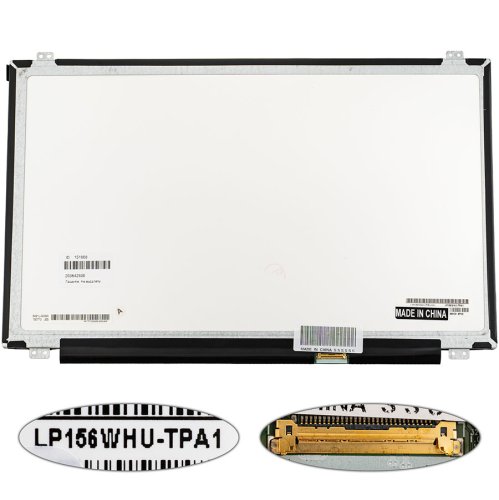 Матриця 15.6" LP156WHU-TPA1 1366×768 eDP 30pin LED Slim матова, конектор справа знизу (renew)
