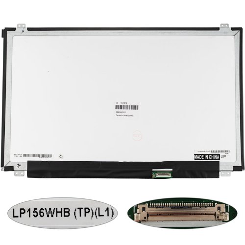 Матриця 15.6" LP156WHB-TPL1 1366×768 eDP 30pin LED Slim матова, розʼєм праворуч знизу (renew)