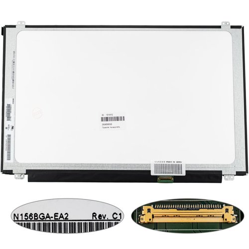 Матриця 15.6" N156BGE-EA2 1366×768 eDP 30pin LED Slim матова, розʼєм справа знизу (renew)