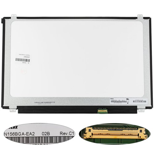 Матриця 15.6" N156BGA-EA2 1366x768 eDP 30pin LED Slim матова, розʼєм справа (renew)