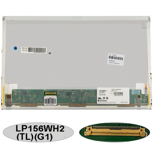 Матриця 15.6" LP156WH2-TLG1 1366×768 40pin LED глянець, роз’єм зліва внизу (renew)