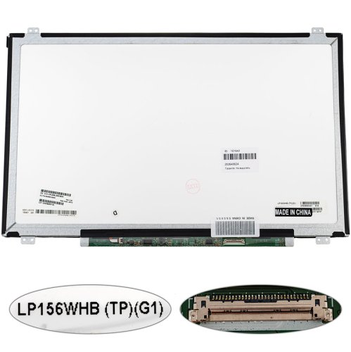 Матриця LP156WHB-TPG1 15.6" 1366×768 eDP 30pin LED Slim матова, розʼєм справа (renew)