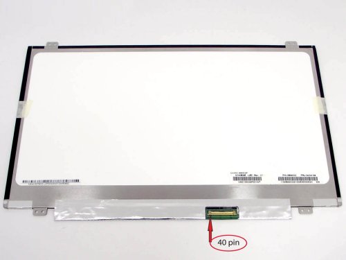 Матриця 14" Slim 1366×768, 40pin, вушка верх/низ, Innolux N140BGE-L43, глянцева