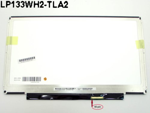 Матриця LG LP133WH2-TLA2 13.3" Slim 1366×768 40pin, планки з боків, глянцева
