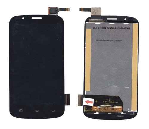 Тачскрін-матриця (модуль) для DNS S4504, чорна