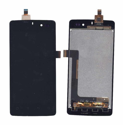 Дисплейний модуль (матриця+тачскрін) для Highscreen Omega Q, чорний