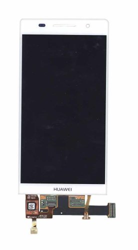 Дисплейний модуль з тачскріном для Huawei Ascend P6, білий