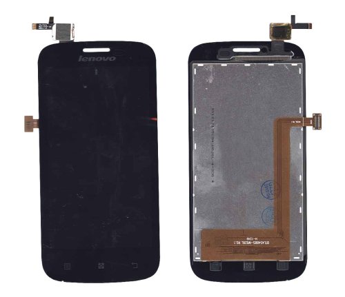 Дисплейний модуль із сенсором (тачскрін) для Lenovo A760, чорний