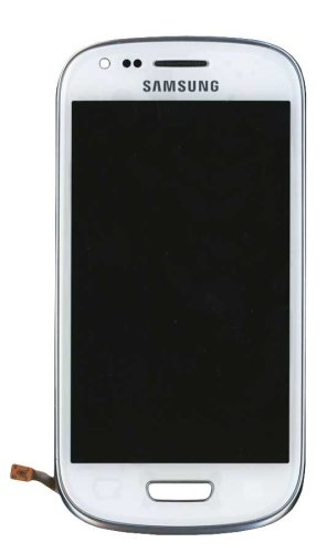 Дисплейний модуль з тачскрином у рамці для Samsung Galaxy S3 mini GT-I8190, білий
