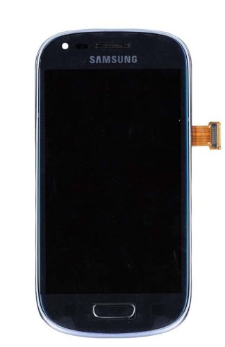 Тачскрін+матриця модуль з рамкою для Samsung Galaxy S3 mini GT-I8190, синя