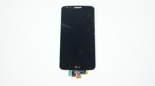 Дисплей LG G2 D800/D801/D802/D803/D805 чорний з тачскріном у зборі, без рамки