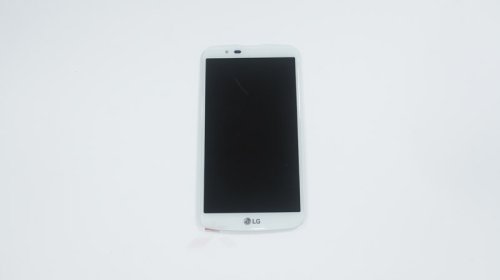 Дисплей з тачскрином для LG K10 LTE (K430DS), білий, без рамки, у зборі