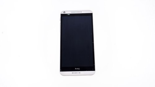 Дисплей HTC Desire 816/816w білий з тачскріном і рамкою, жовтий шлейф (Original)