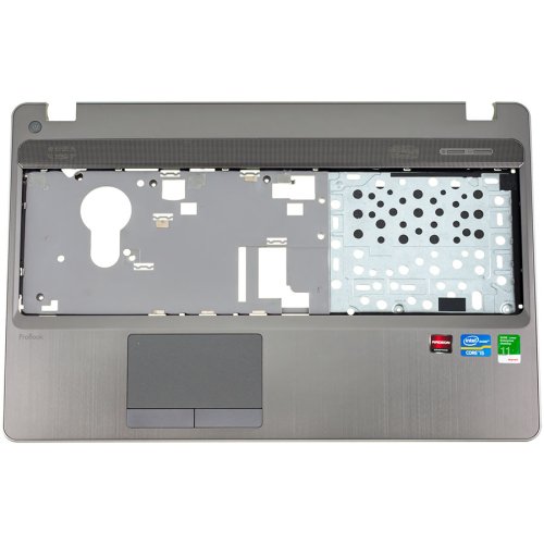 Середня частина корпуса ноутбука HP ProBook 4740s, сіра, без клавіатури