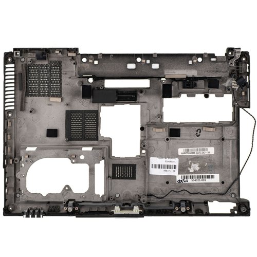 Нижня кришка ноутбука б/в для HP 8440p, Compaq 8440p, EliteBook 8440p, чорна