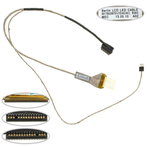 Шлейф матриці для ноутбука Toshiba L630, L635 LED з роз’ємом під камеру 6017B0268701