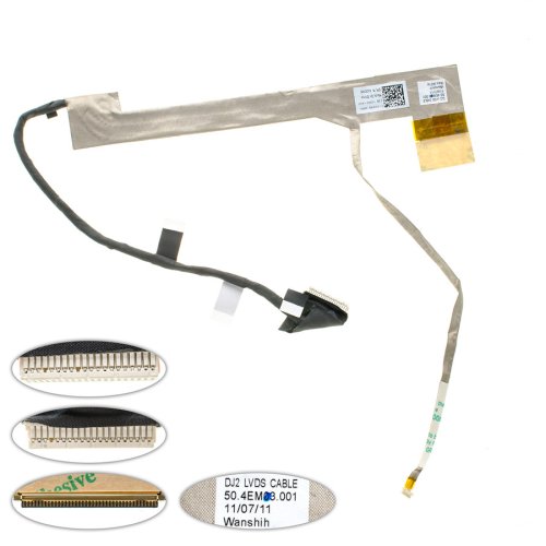Шлейф матриці для ноутбука Dell Inspiron M5030, N5030 LED з роз’ємом камери 50.4EM03.201