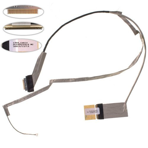 Шлейф матриці для ноутбука Lenovo G580, G585 LED з роз’ємом камери (MB: DIS) DC02001ES10