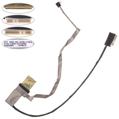 Шлейф матриці ноутбука Toshiba C850/C855/L855 LED з розʼємом камери (1422-017J000)